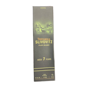 Troyanska Slivovitz Plum Brandy Aged 7 Years Bulgarian Rakia 750ml (25.4fl oz)