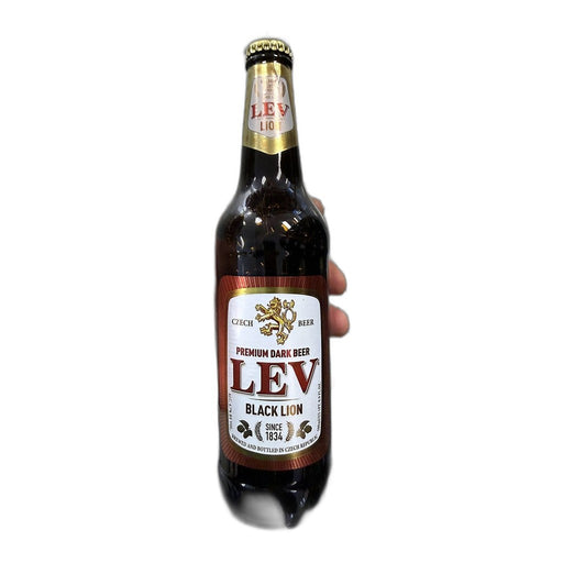 Lev Black Lion Dark Beer, Czech Lager 500ml (16.9fl oz) | HE gallery 736040542827 #2