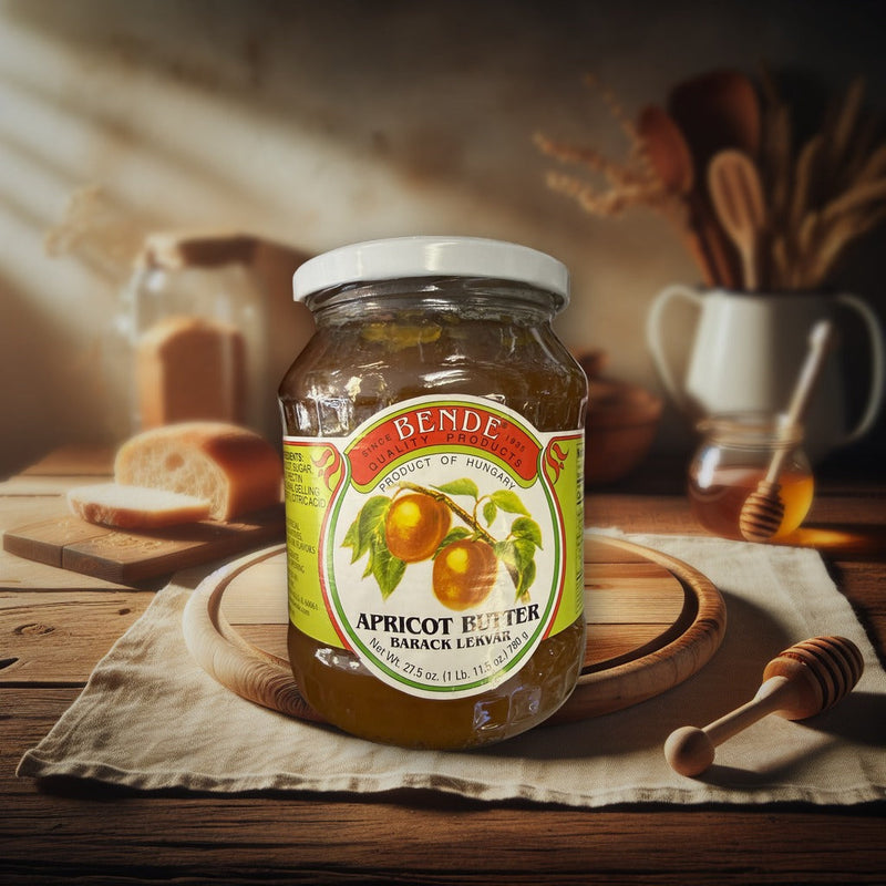 Bende Apricot Butter Barack Lekvar, Hungarian Fruit Spread 780g (1.7lb)