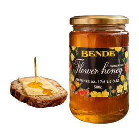 Bende Hungarian Flower Honey 500g (1.1lb)