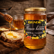 Bende Hungarian Flower Honey 500 g — authentic pantry from Hungary | Hamilton Euromarket