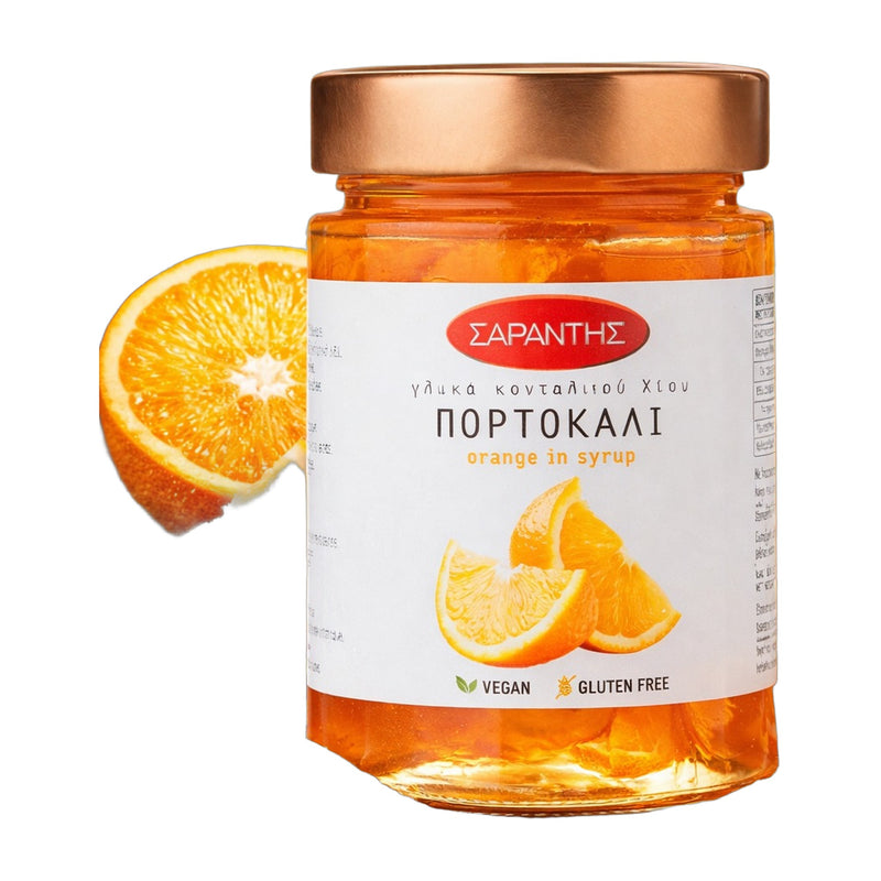 Saradis Orange Sweets in Syrup 453 g | Hamilton Euromarket