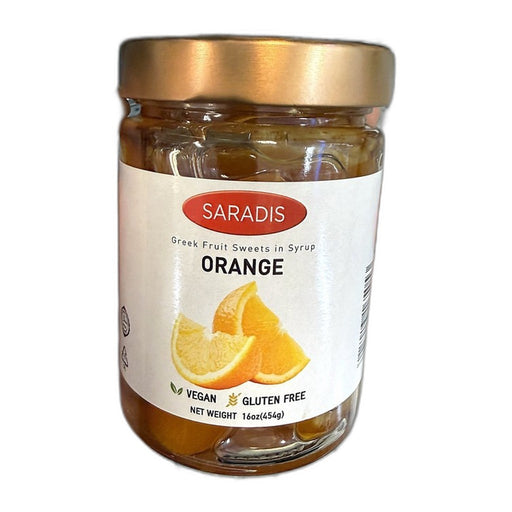 Saradis Orange Sweets in Syrup, Greek Dessert 453g (16oz) | HE gallery 75013165053 #2