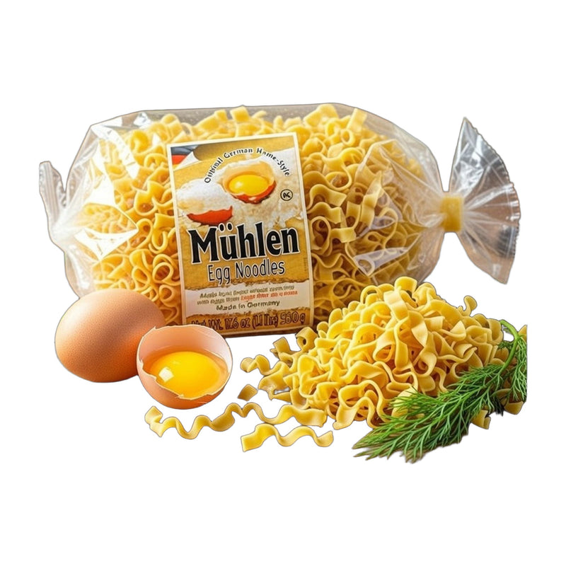 Muhlen Extra Wide Egg Noodles 500 g | Hamilton Euromarket
