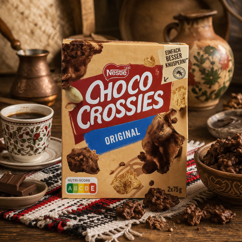 Nestlé Choco Crossies Original 150 g — authentic snacks-sweets from Germany | Hamilton Euromarket