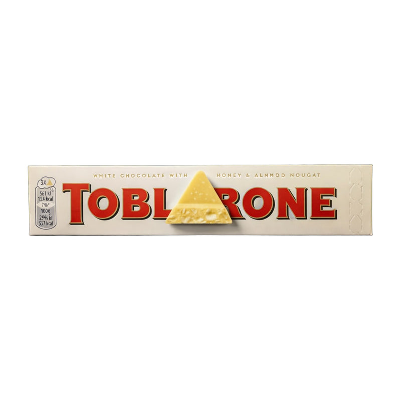 Toblerone White Chocolate Honey & Almond Nougat 100 g | Hamilton Euromarket