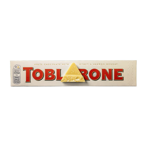 Toblerone White Chocolate Honey & Almond Nougat 100 g | Hamilton Euromarket