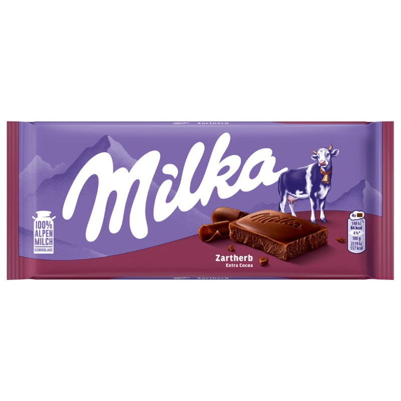 Milka Zartherb Dark Chocolate 90g (3.2oz) | HE gallery 7622202262654 #3