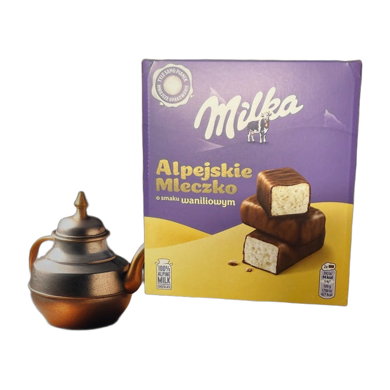 Milka Delikatna Pianka Z Alpejskiego Mleka Oblana Czekoladą Milka | Hamilton Euromarket