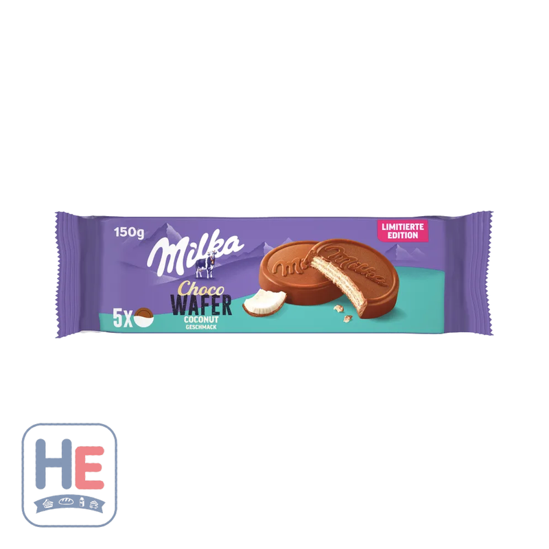 Milka Choco Wafer Coconut 150g (5.3oz) | HE hero 7622202381652