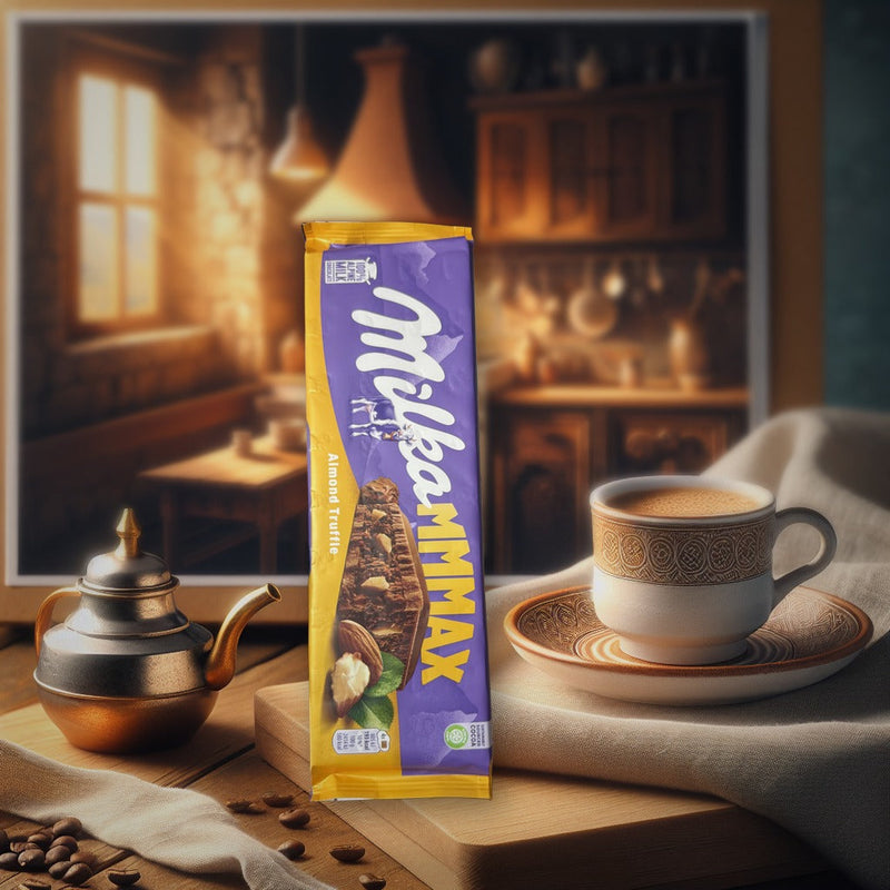 Milka Truffle Almond Chocolate Bar 300 g — authentic snack from Austria | Hamilton Euromarket