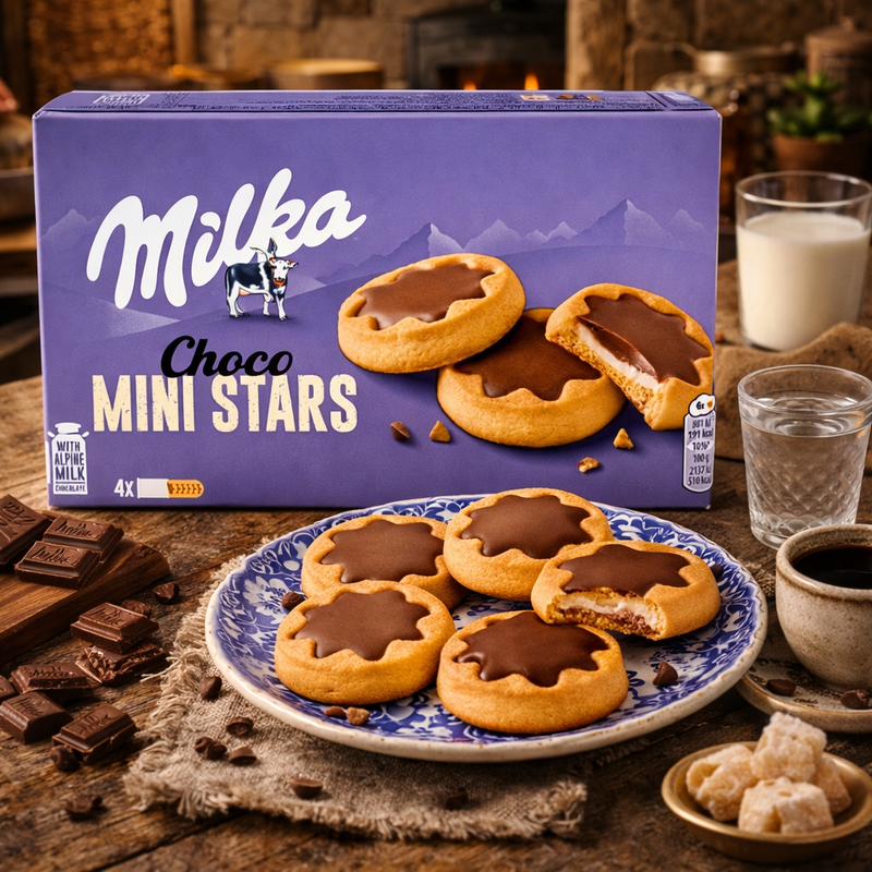 Milka Choco Mini Stars Biscuits 150 g