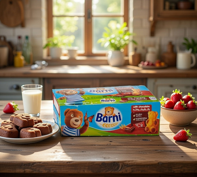 Barni Chocolate Filled Sponge Bear Cakes 150 g