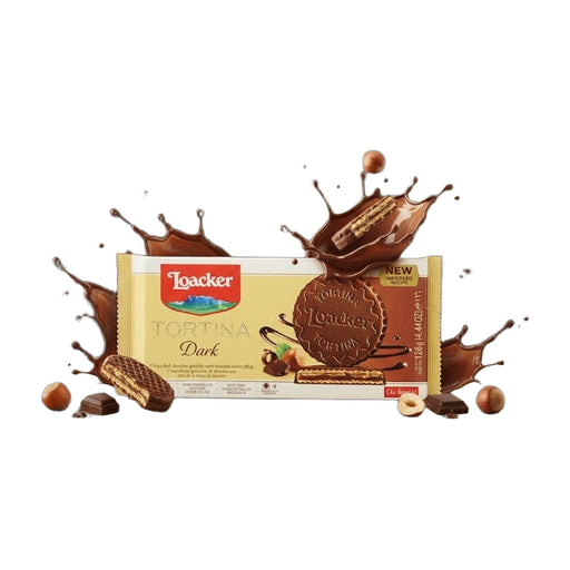 Loacker Tortina Dark Chocolate Coated Wafer Specialty Box 125 g (4.41 oz) | Hamilton Euromarket