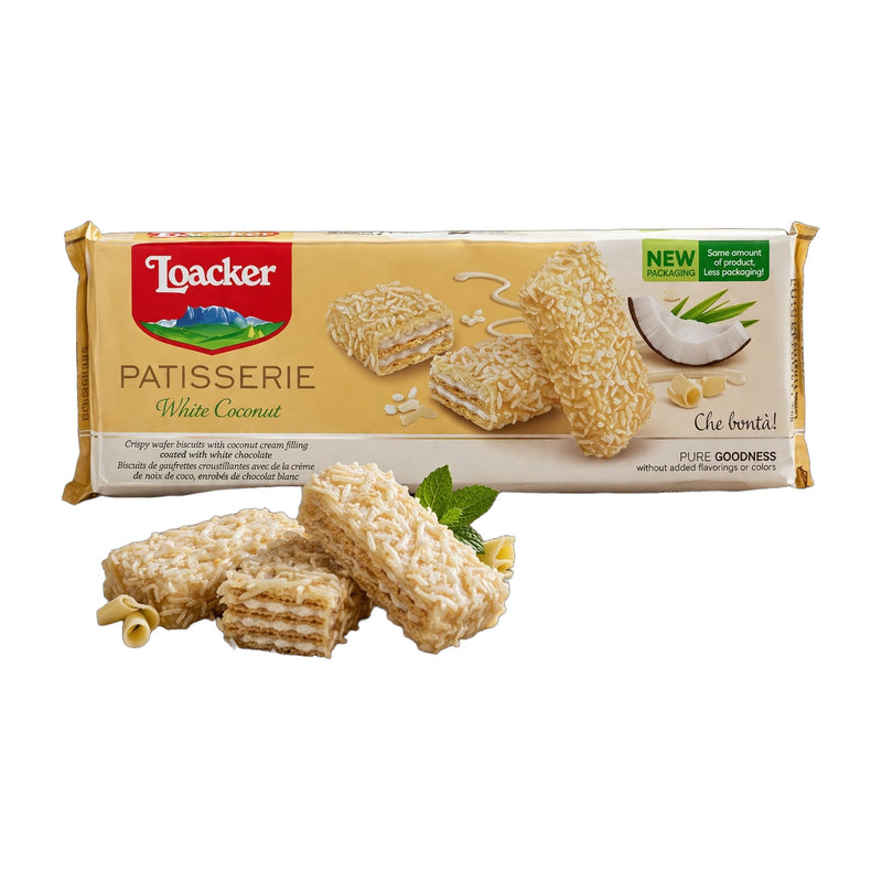 Loacker Patisserie White Coconut Wafers 100 g | Hamilton Euromarket