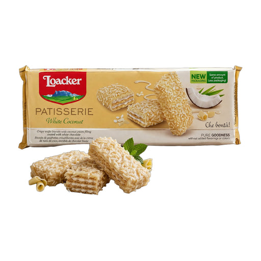 Loacker Patisserie White Coconut Wafers 100 g | Hamilton Euromarket