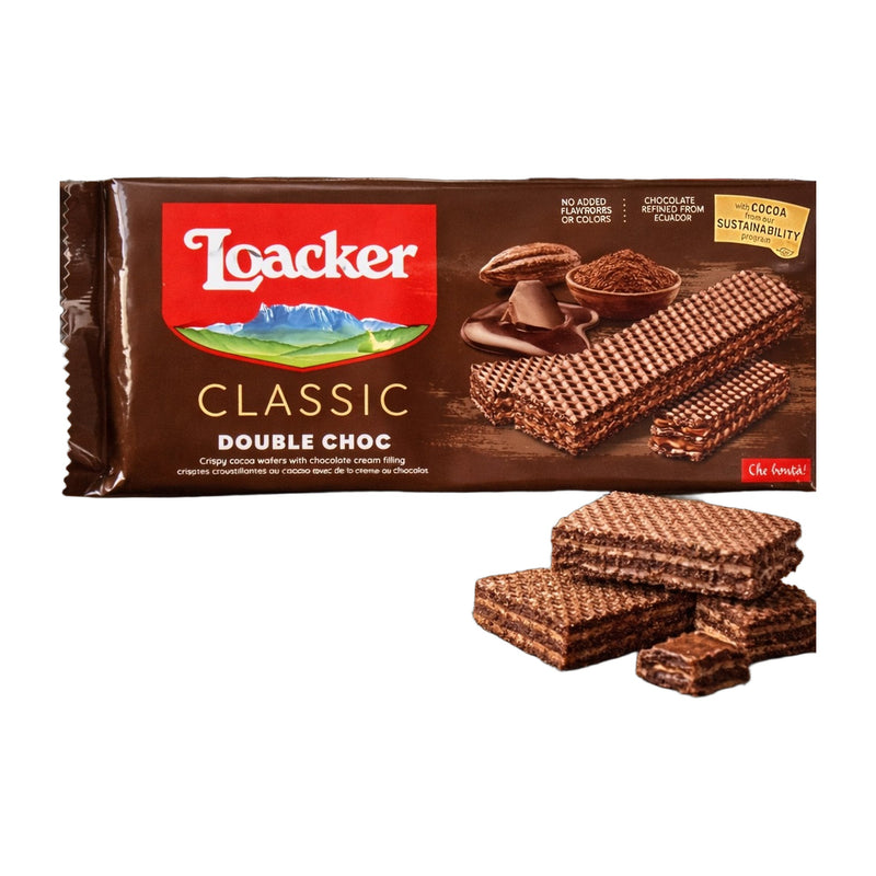 Loacker Classic Double Choc Wafer 175g | Hamilton Euromarket
