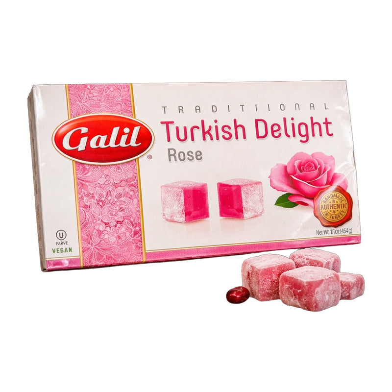 Galil Turkish Delight Rose Lokum 454g | Hamilton Euromarket
