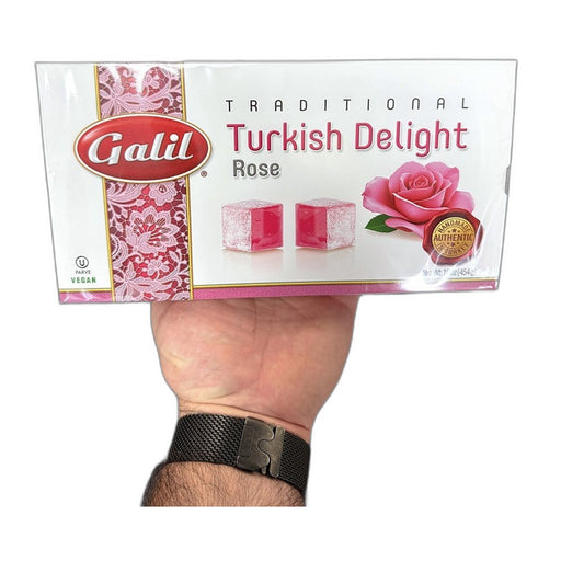 Galil Rose Turkish Delight Rahat Lokum 500g (1.1lb) | HE gallery 794711001202 #2