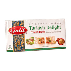 Galil Mixed Nuts Turkish Delight Lokum 454g (16oz)