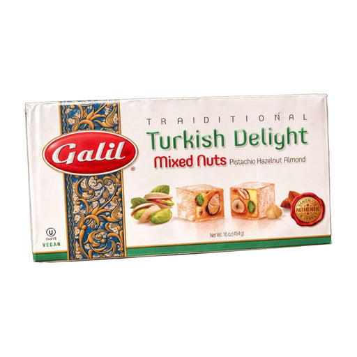 Galil Turkish Delight Mixed Nuts Lokum 454g | Hamilton Euromarket