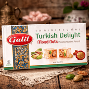 Galil Turkish Delight Mixed Nuts Lokum 454g — authentic snack from Turkey | Hamilton Euromarket