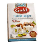 Galil Turkish Delight Sultan (Pistachio Hazelnut Almond Coconut) 100 g | Hamilton Euromarket