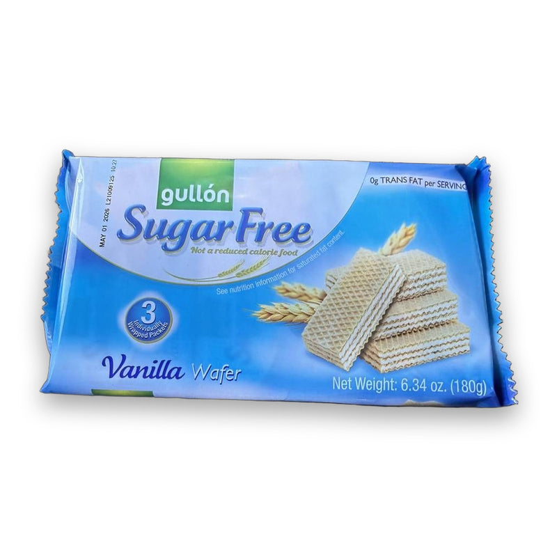 Gullon Sugar Free Vanilla Wafer 180g (6.34oz)