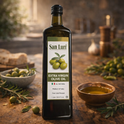 San Luri Extra Virgin Olive Oil 1000 g — authentic pantry from Italy | Hamilton Euromarket
