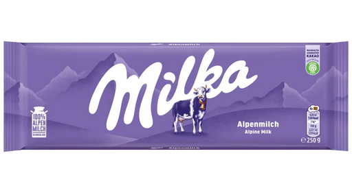 Milka Alpine Milk Chocolate Bar 250g (8.8oz)