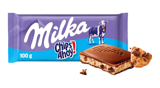 Milka Chips Ahoy! Milk Chocolate Bar 100g (3.5oz)