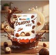 Kinder Bueno Mini Wafer Bars with Hazelnut Cream 108 g — authentic snack from Germany | Hamilton Euromarket