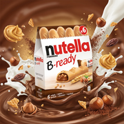 Nutella B-ready Wafer Bars 132 g — authentic snack from Italy | Hamilton Euromarket