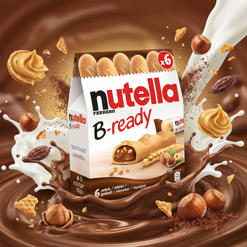 Nutella B-ready Wafer Bars 132 g