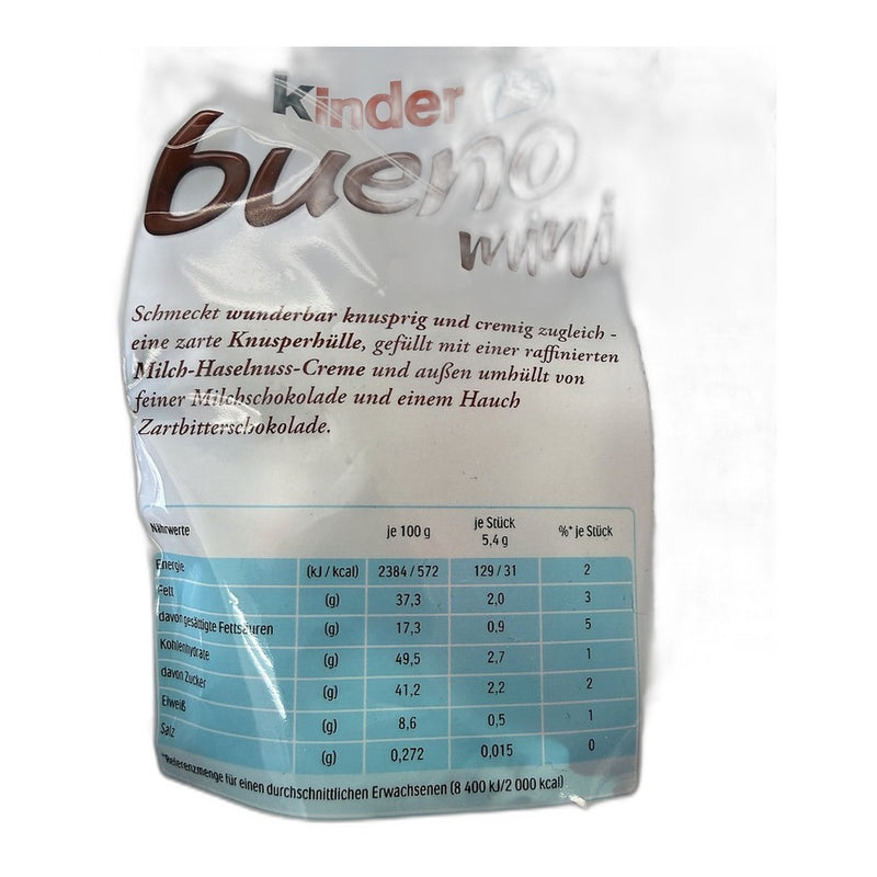 Kinder Bueno Mini Milk Chocolate Hazelnut Wafer Bars 108g (3.8oz) | HE gallery 8000500253687 #2