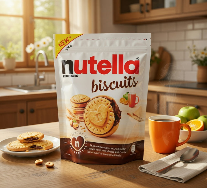 Nutella Hazelnut Cream Filled Biscuits 304 g