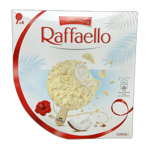 Ferrero Raffaello Coconut Ice Cream Sticks 4 x 47g (188g) | HE gallery 8000500363492 #2