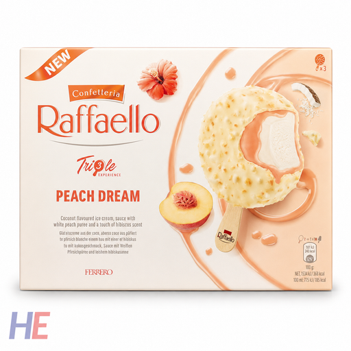 FERRERO Raffaello Confetteria Ice Cream Peach Dream 3x80ml 80g