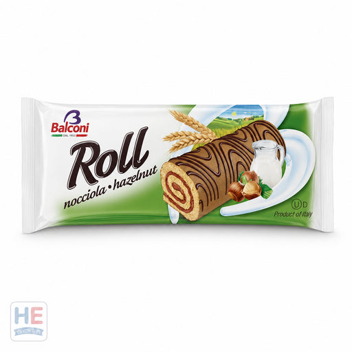 Balconi Hazelnut Cream Swiss Roll Cake 250g (8.8oz) | Hamilton Euromarket