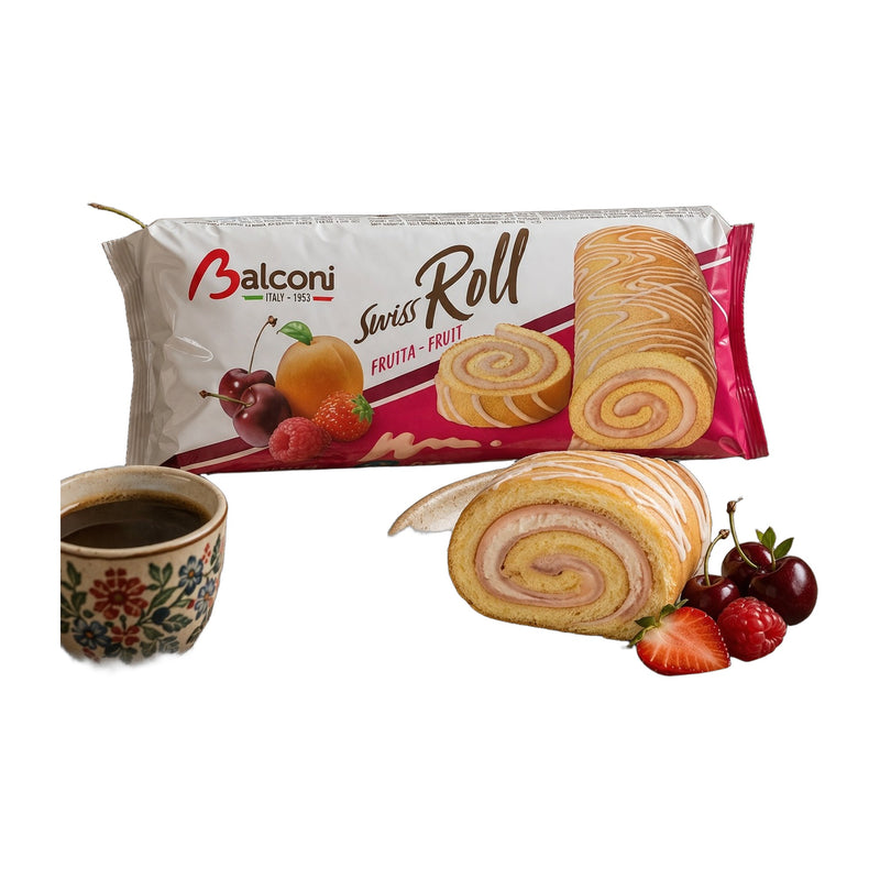 Balconi Swiss Roll Fruit Cake Roll 250 g | Hamilton Euromarket