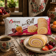 Balconi Swiss Roll Fruit Cake Roll 250 g — authentic snack from Italy | Hamilton Euromarket