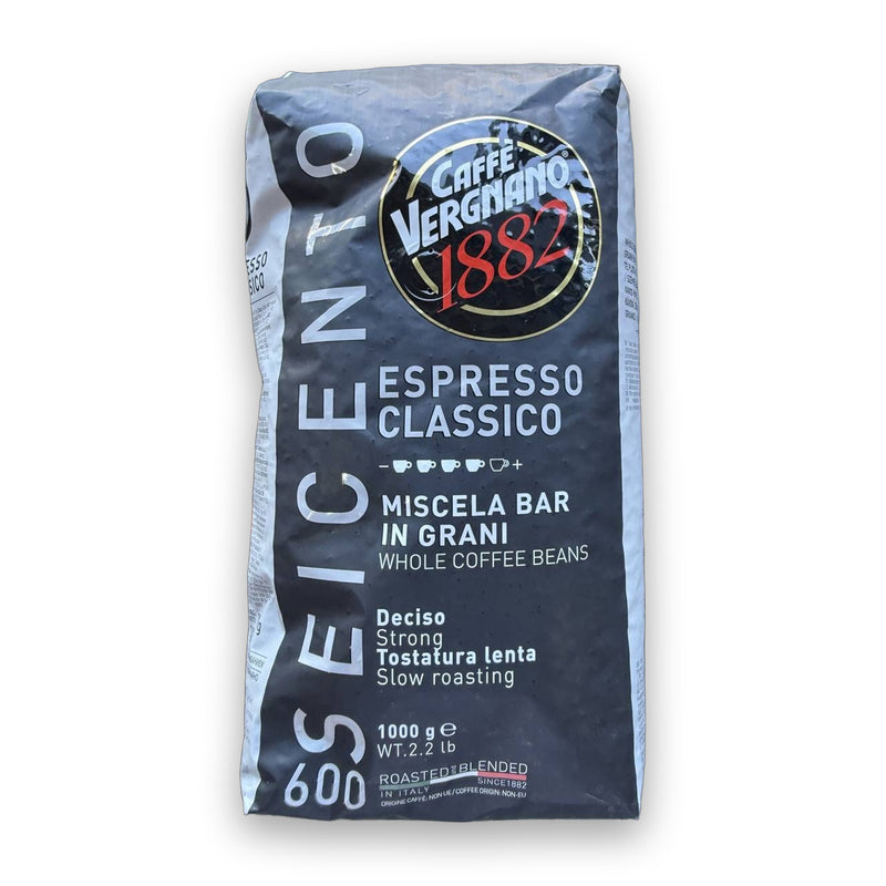 Caffe Vergnano 1882 Espresso Classico Whole Coffee Beans 1kg (2.2lb)