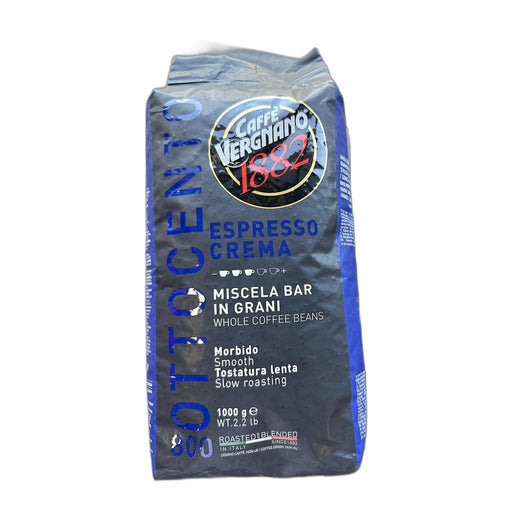 Caffe Vergnano 1882 Ottocento Espresso Crema Whole Beans 1kg (2.2lb) | HE gallery 8001800000520 #2