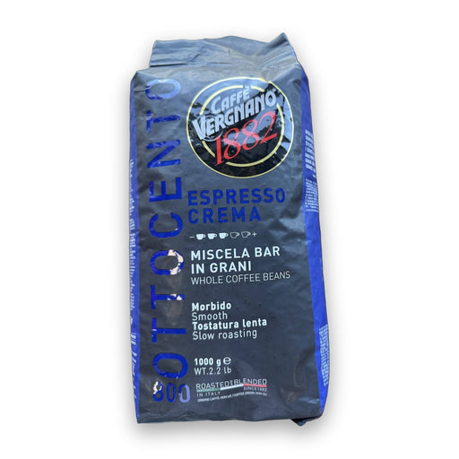 Caffe Vergnano 1882 Ottocento Espresso Crema Whole Beans 1kg (2.2lb)