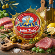 Asdomar Yellowfin Tuna in Olive Oil 200 g — authentic pantry from Italy | Hamilton Euromarket
