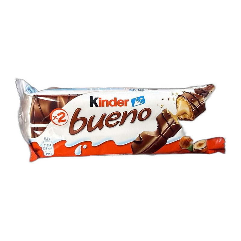 Kinder Bueno Milk Chocolate Hazelnut Wafer Bar 43g (1.5oz) | HE gallery 80052760 #3