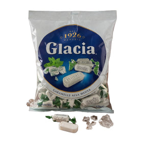 Glacia Mint Hard Candies, Italian Vegan Candy 175g (6.2oz)