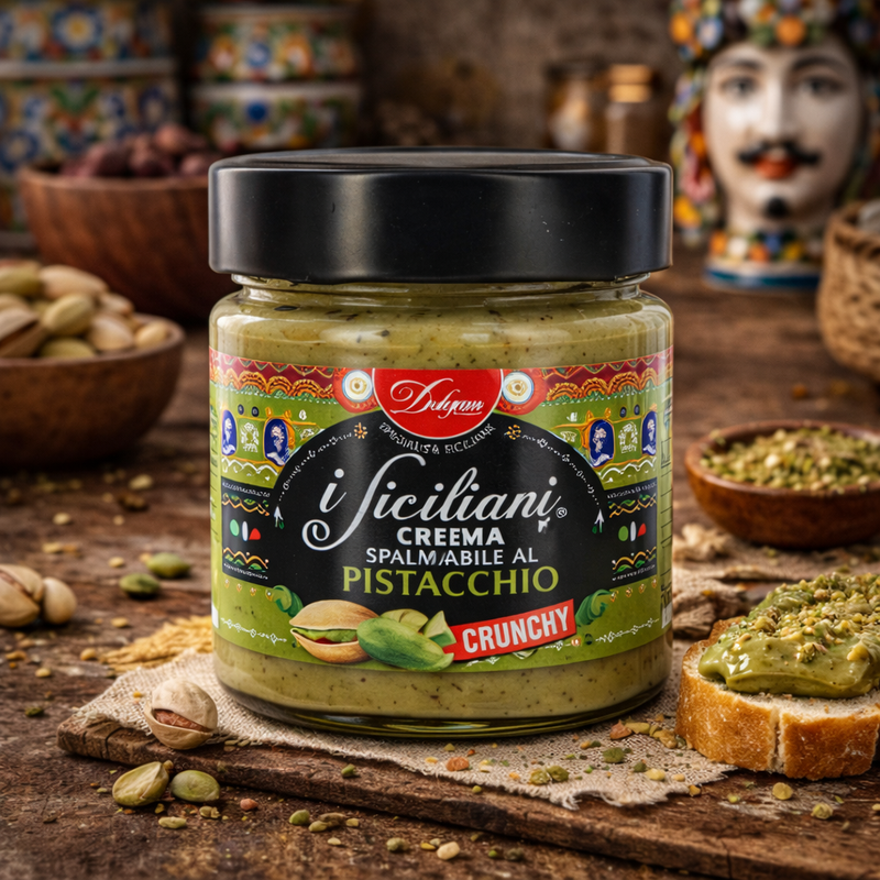 I Siciliani Crunchy Pistachio Cream Spread 200 g