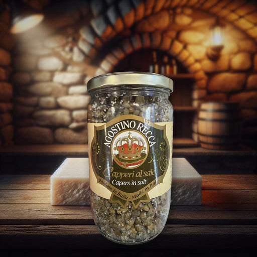 Agostino Recca Capers In Salt 1 kg — authentic pantry from Italy | Hamilton Euromarket