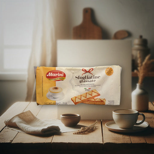 Marini Sfogliatine Glassate 200 g — authentic snack from France | Hamilton Euromarket